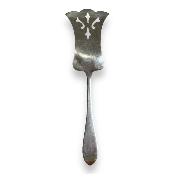 Pierced Pastry Server Kitchen Utensils Rockford Silverplate Co. 5 Flatware 8.25” - Picture 1 of 5